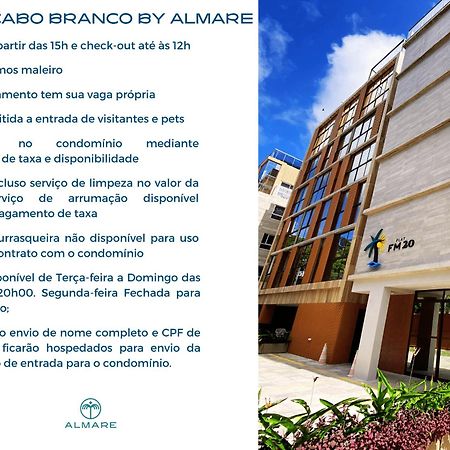 Flat Fm20 Cabo Branco Ocean - By Almare Apartment João Pessoa Exterior foto