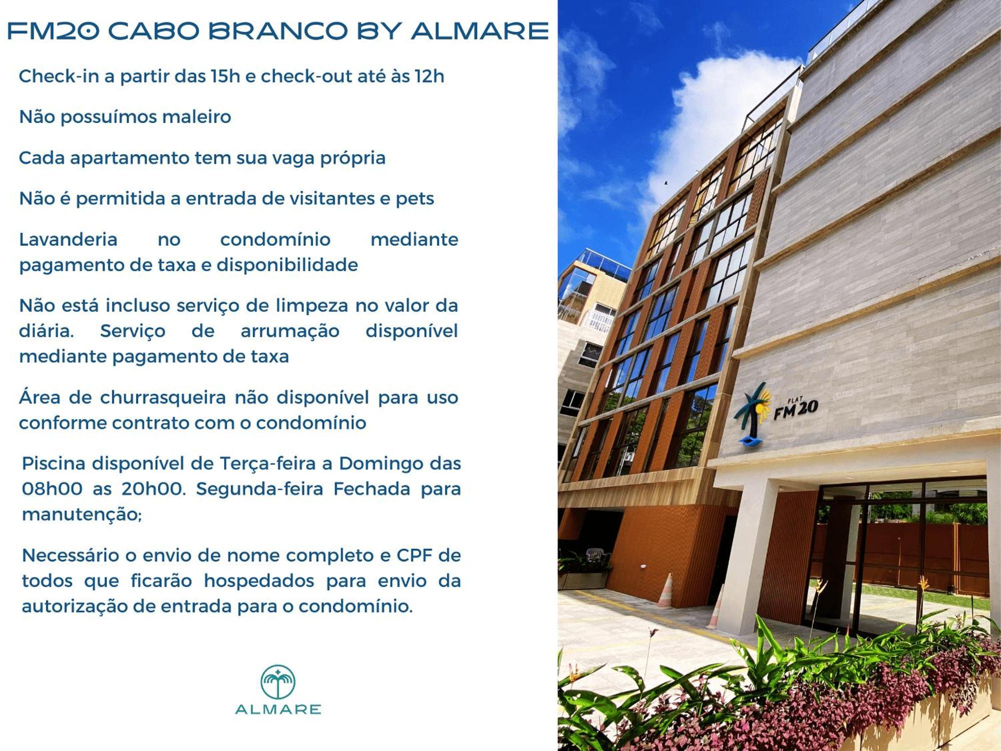 Flat Fm20 Cabo Branco Ocean - By Almare Apartment João Pessoa Exterior foto